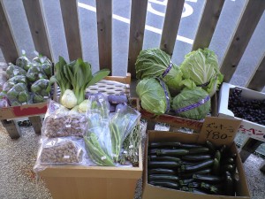 店頭野菜販売
